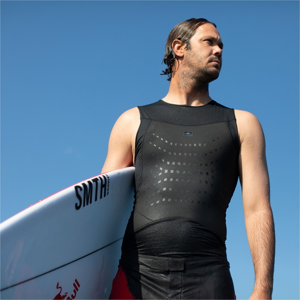 2026 O'Neill Mens Neoprene Skins Rib Cage Vest 5622 - Black